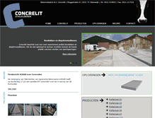Tablet Screenshot of concrelit.nl